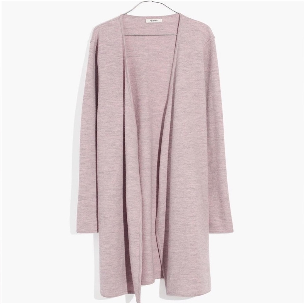 Madewell Lombard 100% Merino wool cardigan/coatigan